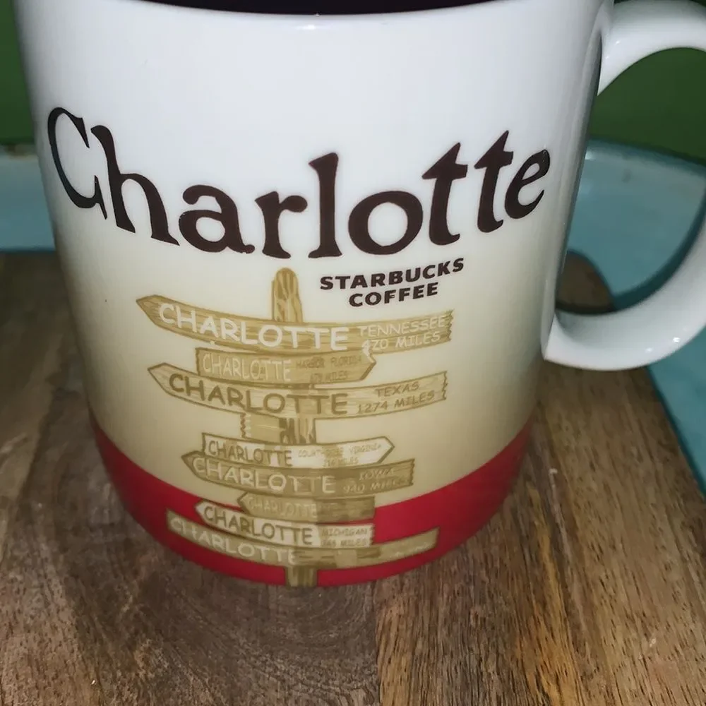 Starbucks Charlotte Mug 16oz Global Icon City Collector Series 2009 N Carolina